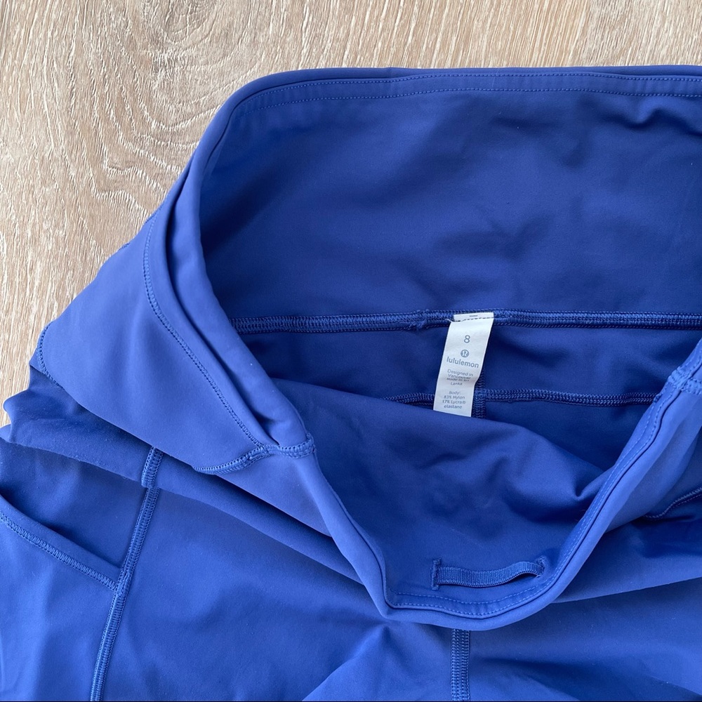 Lululemon fast & free 7/8 25” tight II nulux psychic blue - Picture 15 of 16